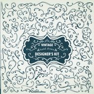 hand-sketched decorative design elements