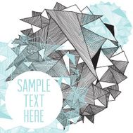 Geometric pattern modern background with place for your text