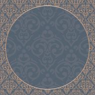 Vector seamless baroque damask luxury background N6