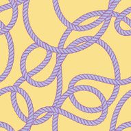Seamless Repeating Pattern of Nautical Rope N2