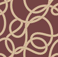 Seamless Repeating Pattern of Nautical Rope N4