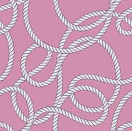 Seamless Repeating Pattern of Nautical Rope N5