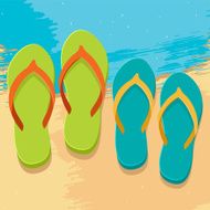Colorful flip flops N5