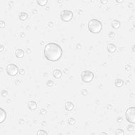 Water bubbles seamless pattern