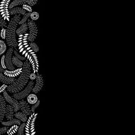 Abstract leaves wallpaper