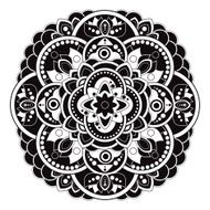 Vector mandala rosette