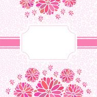 Decorative flower background