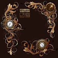 Victorian Steampunk florals
