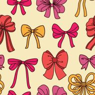 pattern with bows N2
