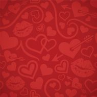 Seamless Valentine&#039;s day background N4