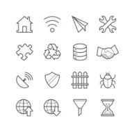 Website &amp; Mobile Application Icons set N4