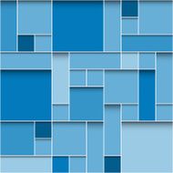 modern blue boxes background