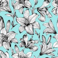 Seamless vector floral pattern N30