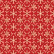 Seamless Snowflake Pattern N8