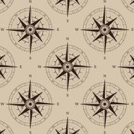 Navigation compass seamless