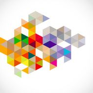 Abstract colorful modern polygon template vector illustration