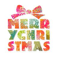 Christmas gift box and text