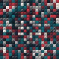 Retro Abstract Triangle Shape Pattern