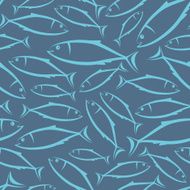 seamless background with fish