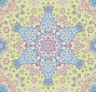 Seamless summer paisley