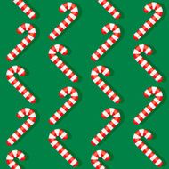 Candy Cane Seamless Pattern