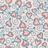 Seamless Repeating Heart Pattern