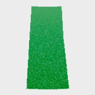 Saskatchewan Map Green Hexagon Pattern