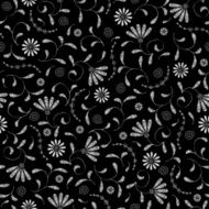 Stitched Floral Pattern