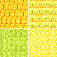 Citrus Seamless Patterns