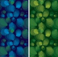 Seamless Blue and Green Pattern