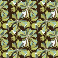 seamless background with flowers N17