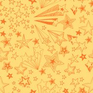 Seamless background - FLying stars