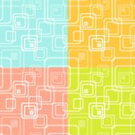 Seamless pattern squares