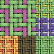 Seamless weave texture