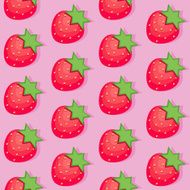 Seamless Strawberry Pattern