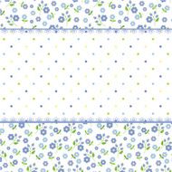 Blue floral background N3