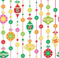 Christmas ornament seamless pattern N2