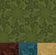 Swirling Nouveau Wallpaper