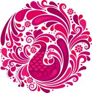 abstract bird ornaments N2