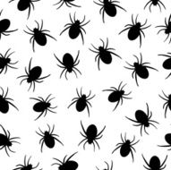 Spiders seamless background