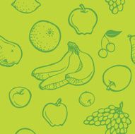 Seamless Fruity Background