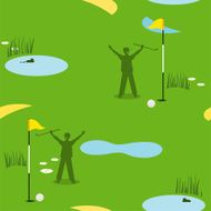 Golf Seamless Pattern Male N2