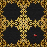 Vector seamless pattern in Victorian style N18