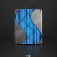 Metal Texture Plate With Screws