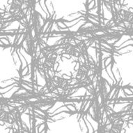 Barbed Charcoal Seamless Pattern