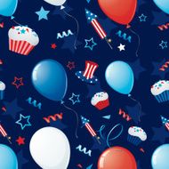 Forth of July - seamless wallpaper
