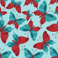 Background with butterflies N4
