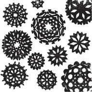 Grunge snowflakes
