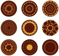 golden henna design N2