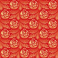 Christmas Seamless Bauble Pattern N2